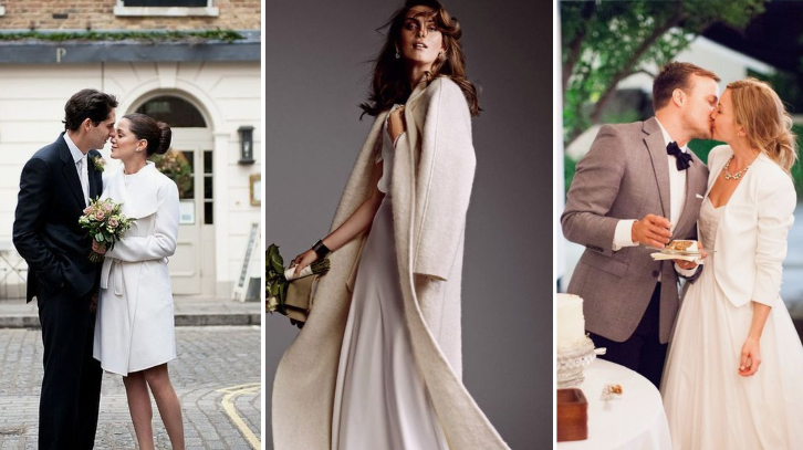 7 Beautiful Bridal Coats and Jackets for a Winter Wedding