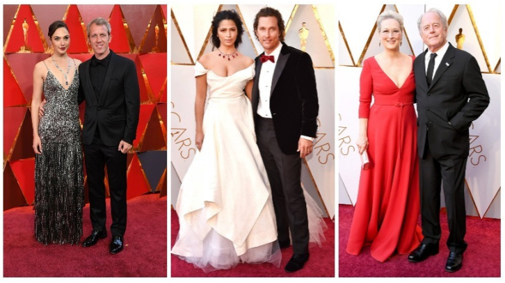 8 Celebrity Couples who dazzled at the Oscars 