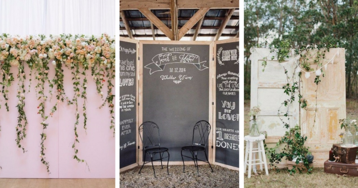 8 Super Backdrop Ideas for your Photo Booth