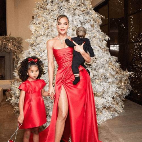 Khloé Kardashian Shares Rare Christmas Photo Of Her And Her Baby Boy